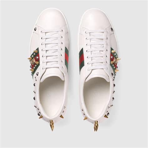 gucci ace studded sneakers|gucci ace sneakers price.